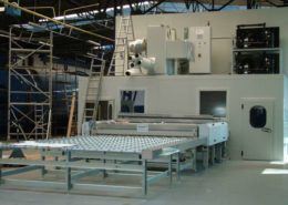 New line for the production of laminated glass