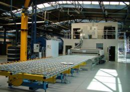 New line for the production of laminated glass