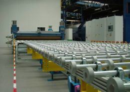 New line for the production of laminated glass