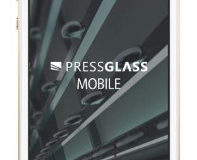 PRESS GLASS introducing a mobile application