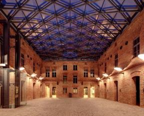 Glass roof museum