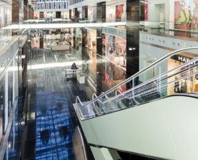 Barriers and wall cladding of Union Square