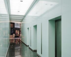 Barriers and wall cladding of Union Square